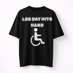 LEG DAY Oversize Shirt (Frontprint)