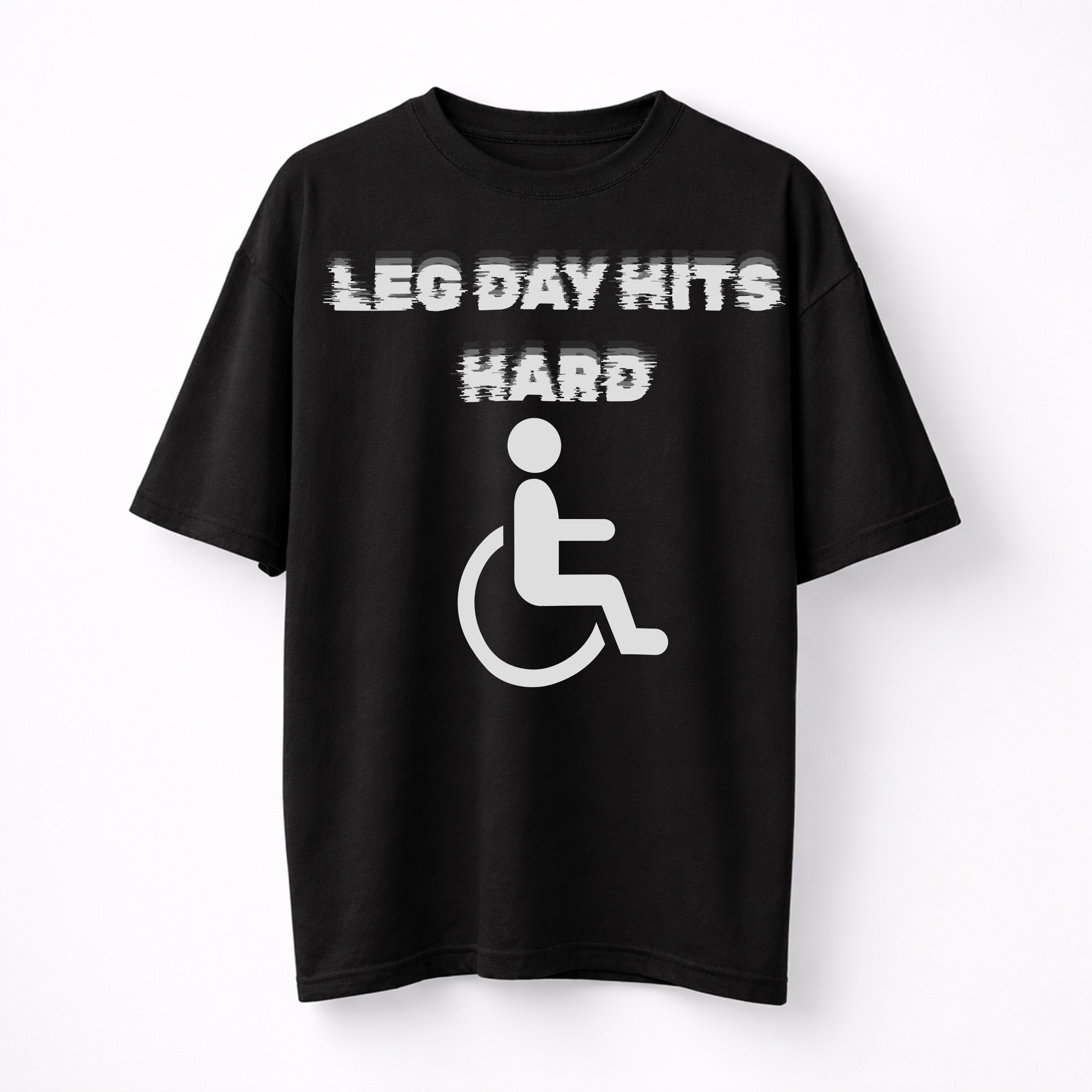 LEG DAY Oversize Shirt (Frontprint)