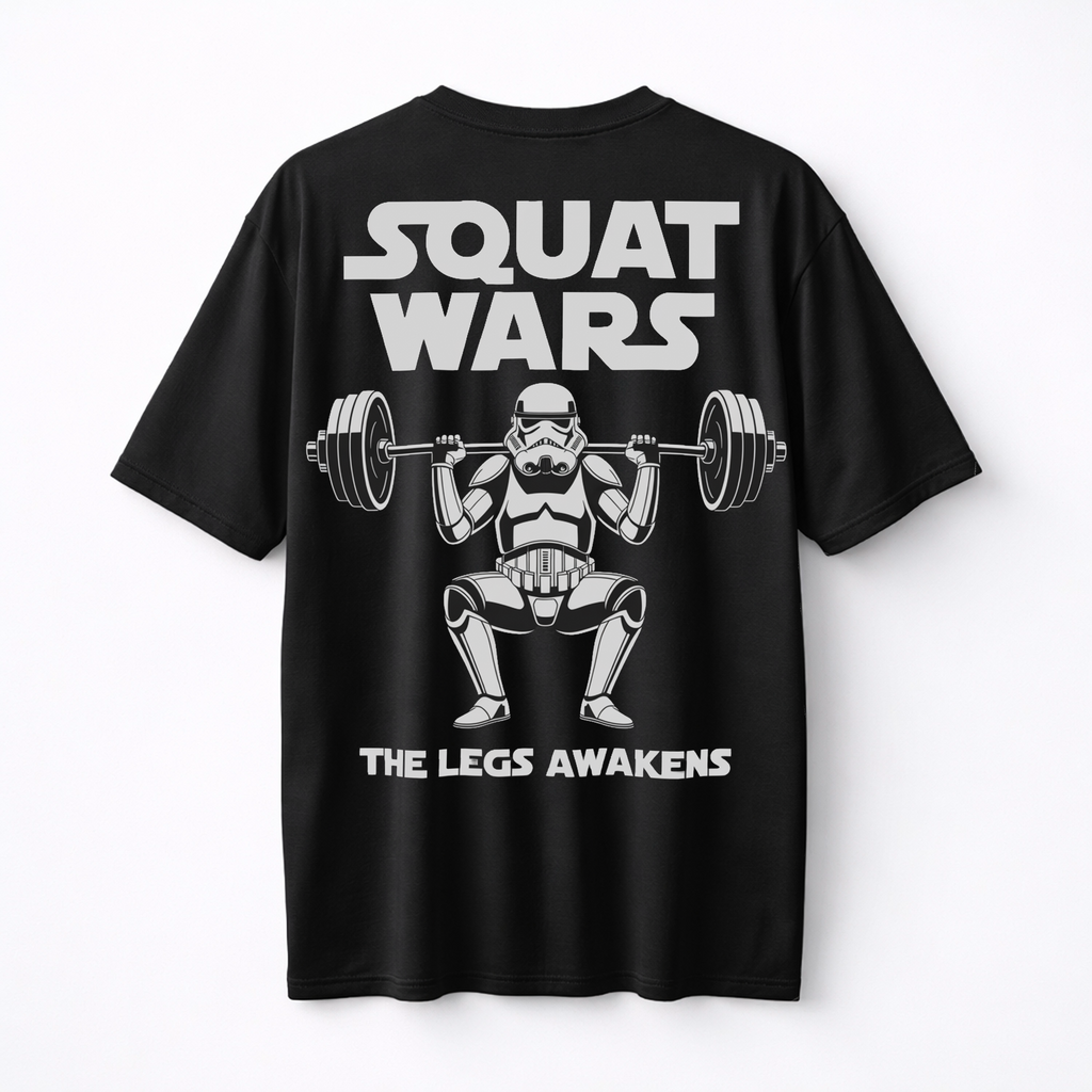 Squat Wars Oversize Shirt (Backprint)