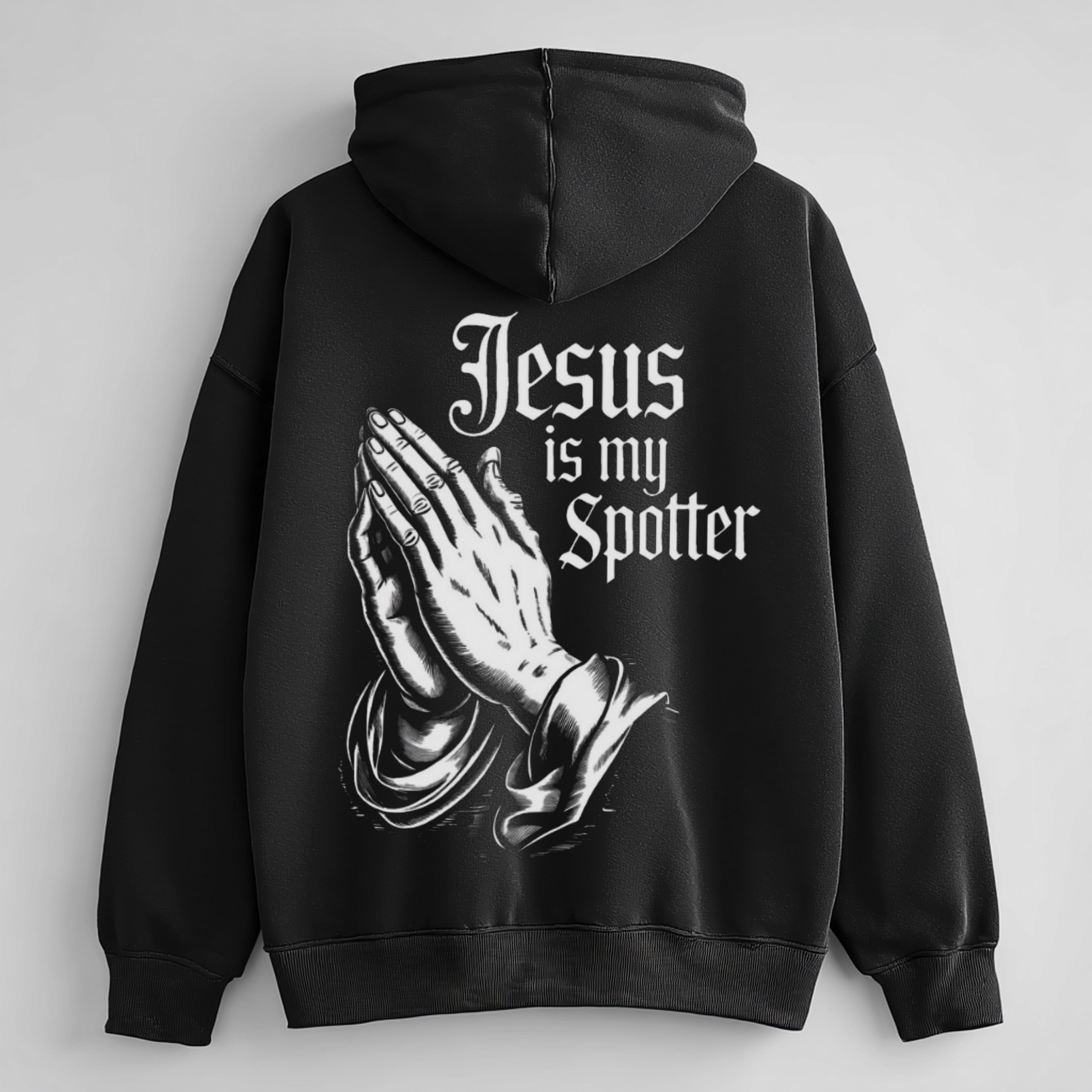 Jesus is my Spotter Oversize Zipper (Backprint)