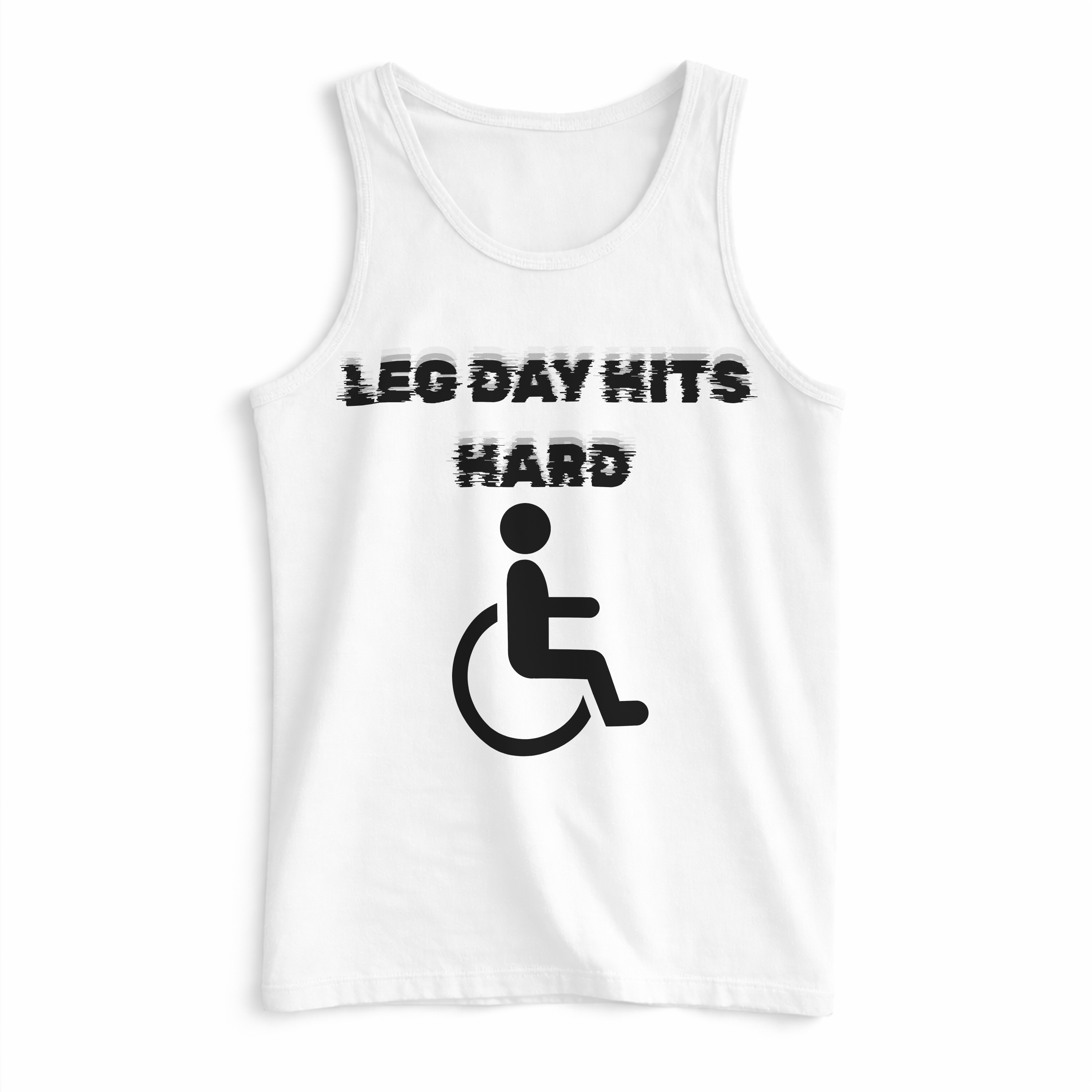 LEG DAY Tank Top (Frontprint)