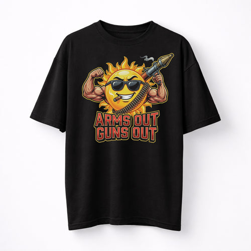 ArmsOutGunsOut Oversize Shirt (Frontprint)
