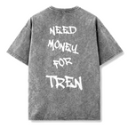 OVERSIZE WASHED SHIRT | NEED MONEY FOR TREN