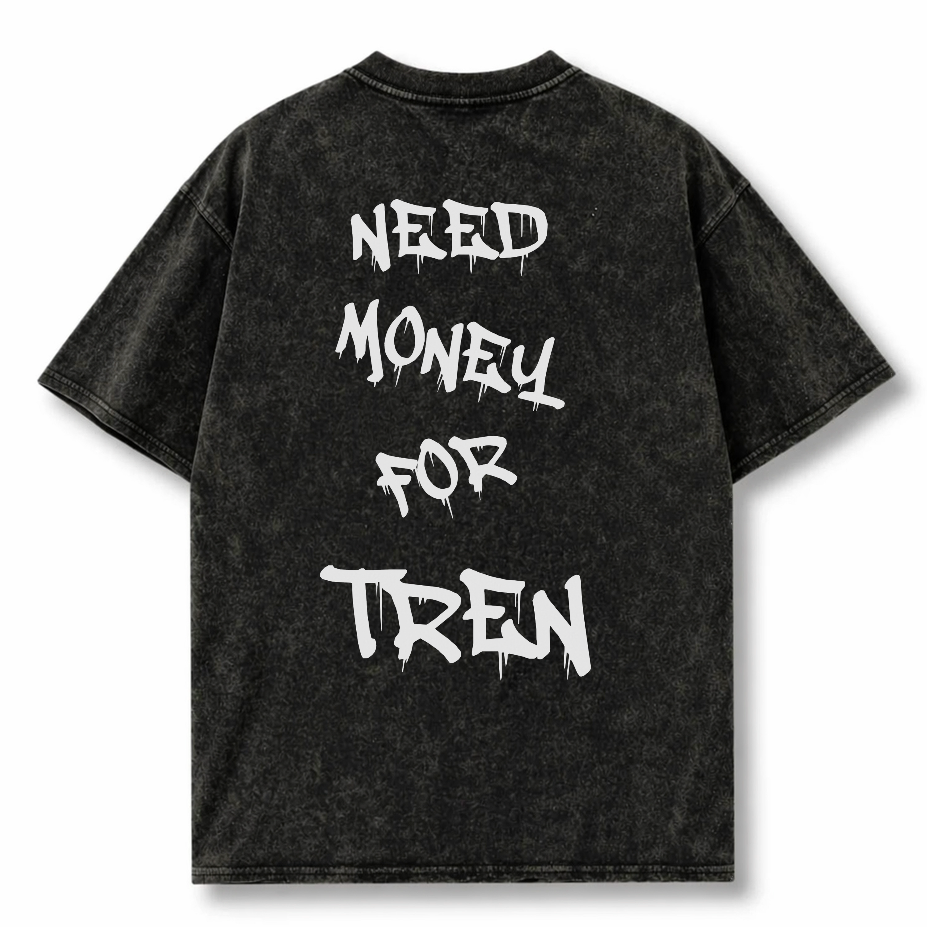 OVERSIZE WASHED SHIRT | NEED MONEY FOR TREN