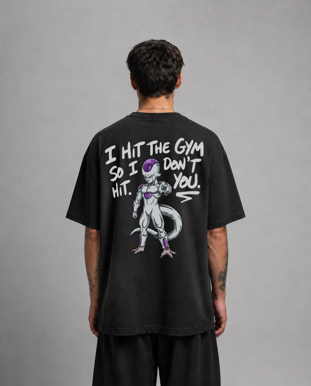OVERSIZE SHIRT I HIT THE GYM
