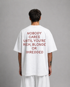 OVERSIZE SHIRT | RICH BLONDE SHREDDED