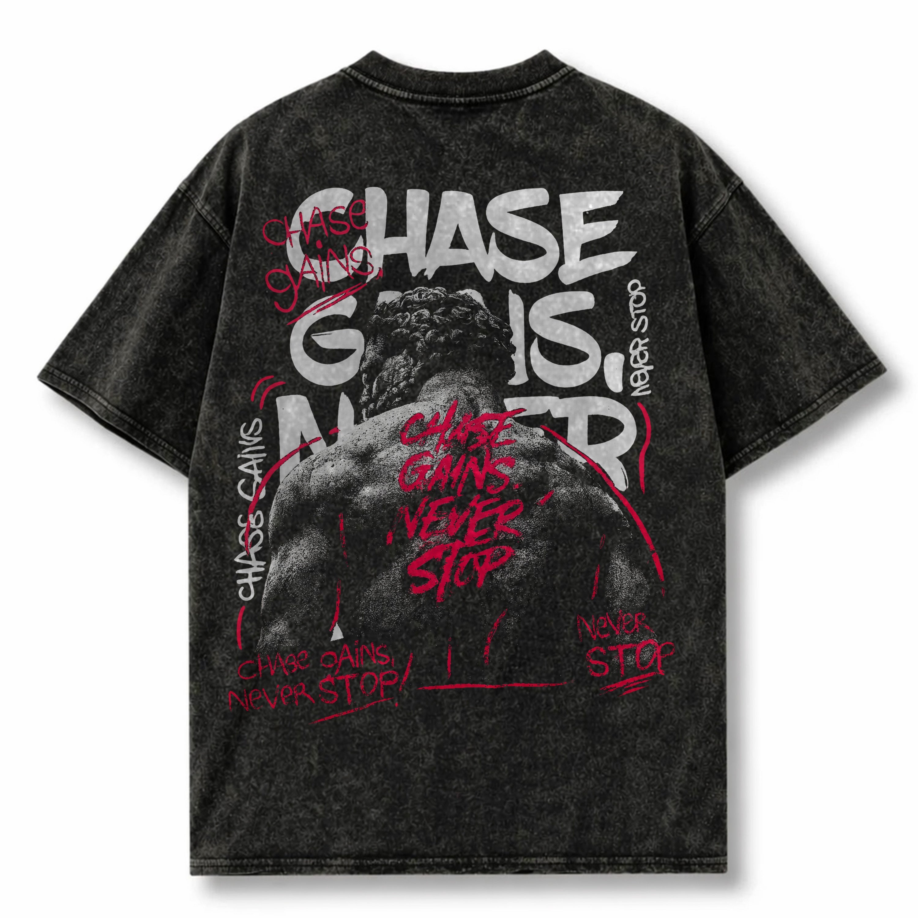 CHASE GAINS | WASHED OVERSIZE SHIRT