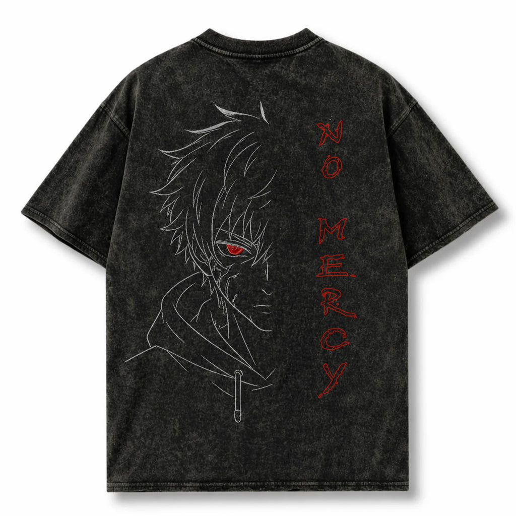 NO MERCY | WASHED OVERSIZE SHIRT