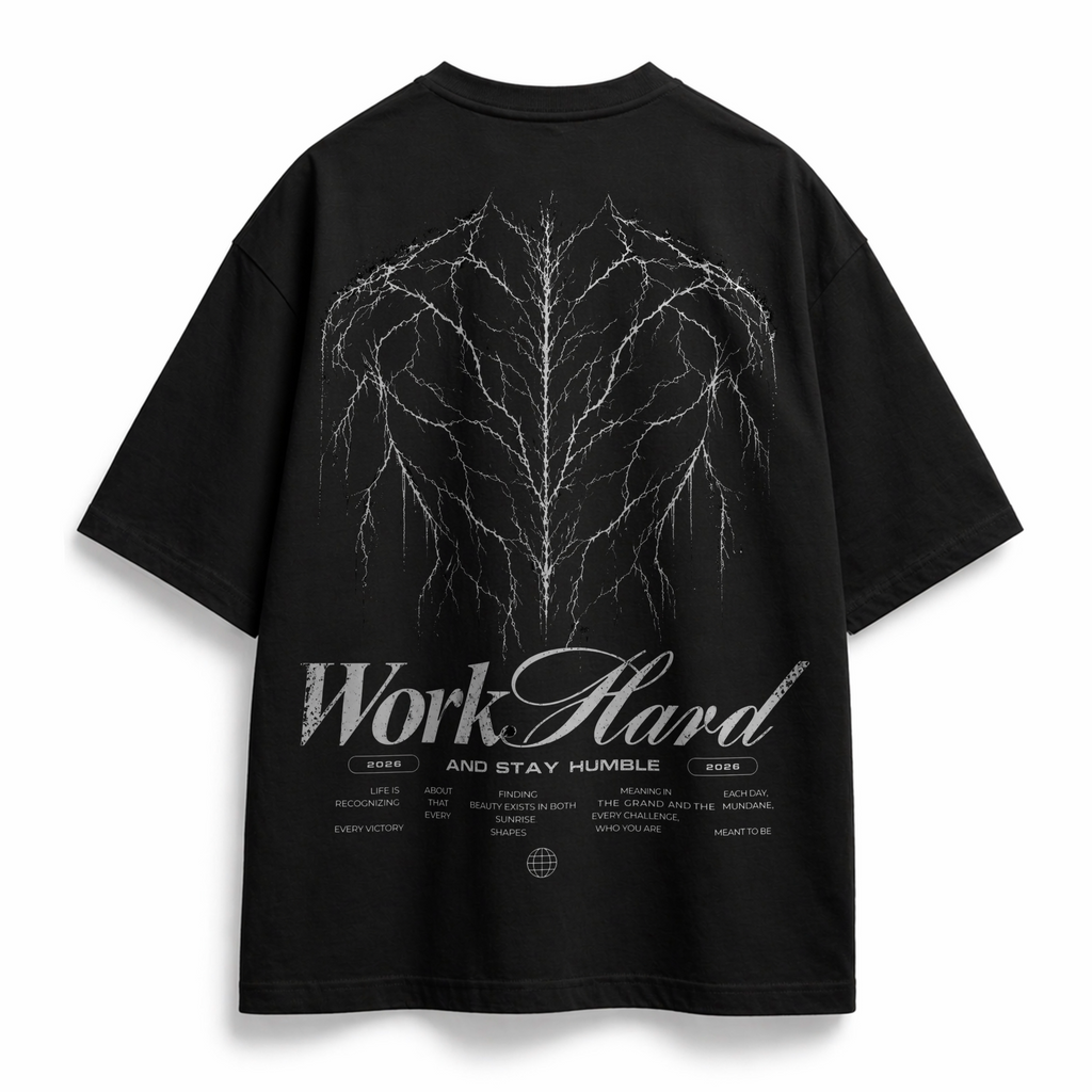 WORK HARD | OVERSIZE SHIRT
