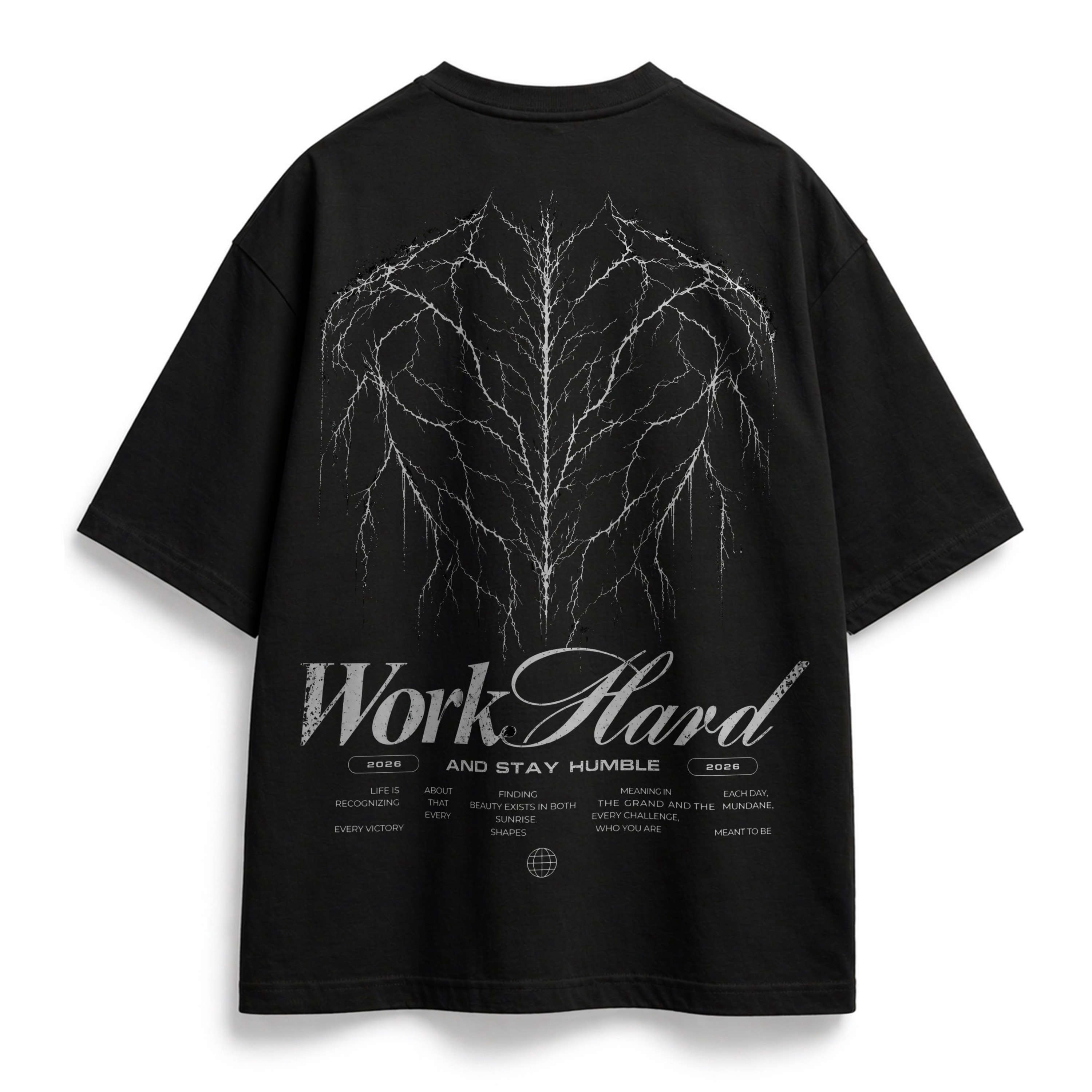 WORK HARD | OVERSIZE SHIRT