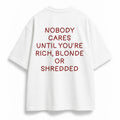 OVERSIZE SHIRT | RICH BLONDE SHREDDED