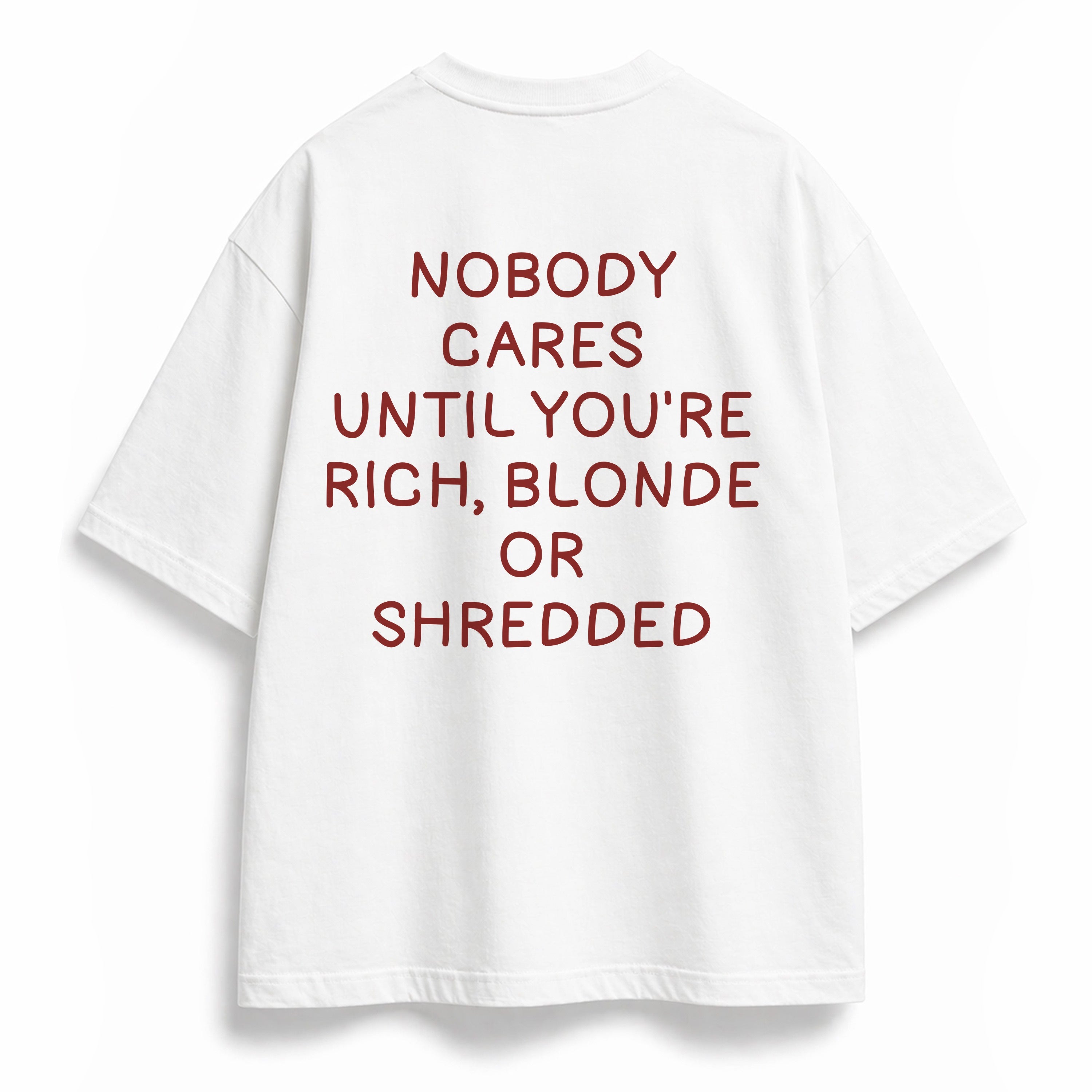 OVERSIZE SHIRT | RICH BLONDE SHREDDED